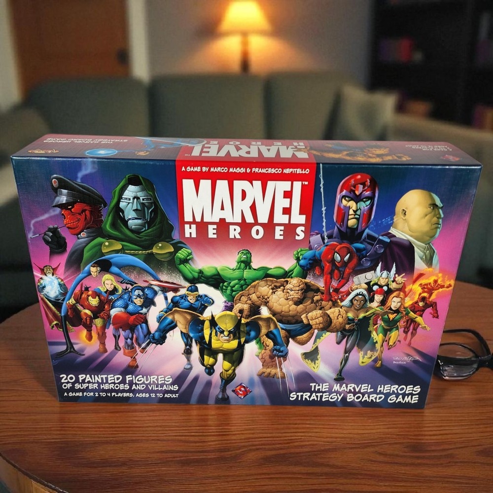 Marvel Heroes Fantasy Flight Games Nexus‎ Board Game FFG 2006 OOP 100% Complete